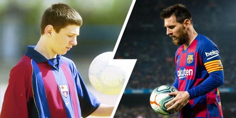 Lionel Messi gia nhập Barcelona năm 2000 và bắt đầu sự nghiệp thi đấu đỉnh cao